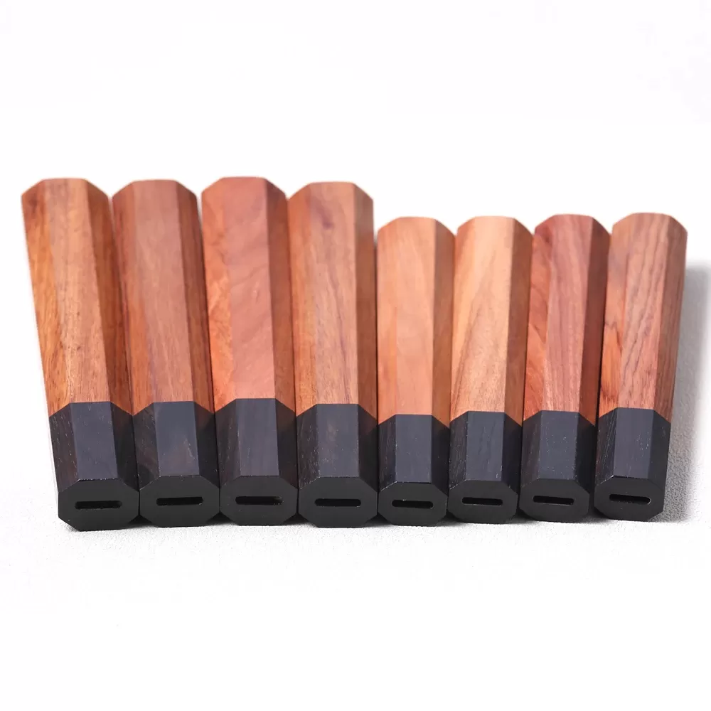 סכין שף יפנית עם ידית עץ טבעית - תמונה 4