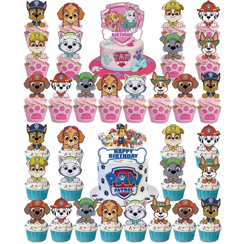 סט קישוטים ליום הולדת פאו פטרול - 17 חלקים - תמונה 3
