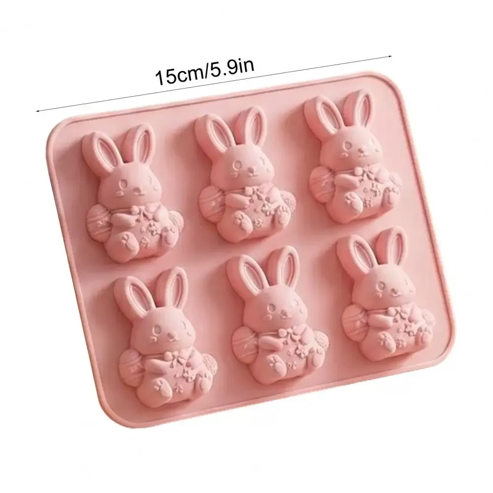 mold סיליקון 3D של ארנב לקישוטים - תמונה 4