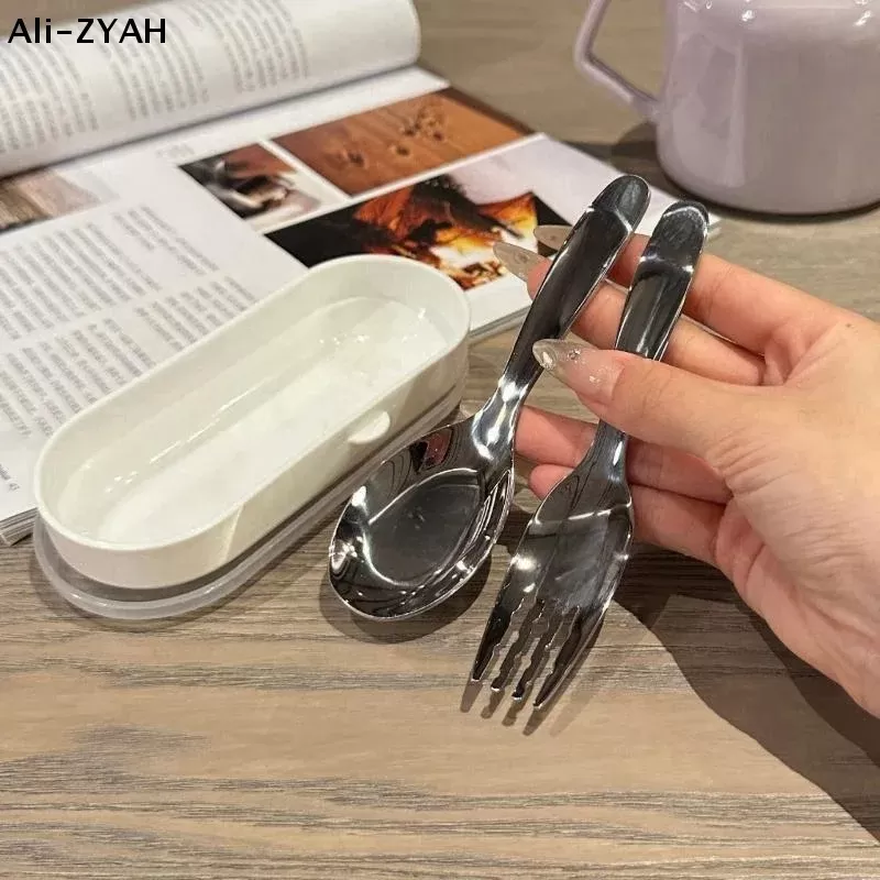 סט סכו"ם לילדים מפלדת אל חלד - תמונה 3