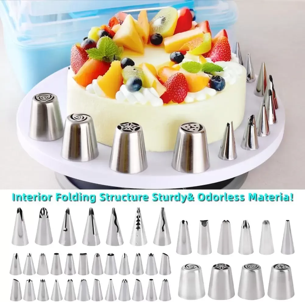 ערכת קישוט עוגות מקצועית 208 חלקים - תמונה 3